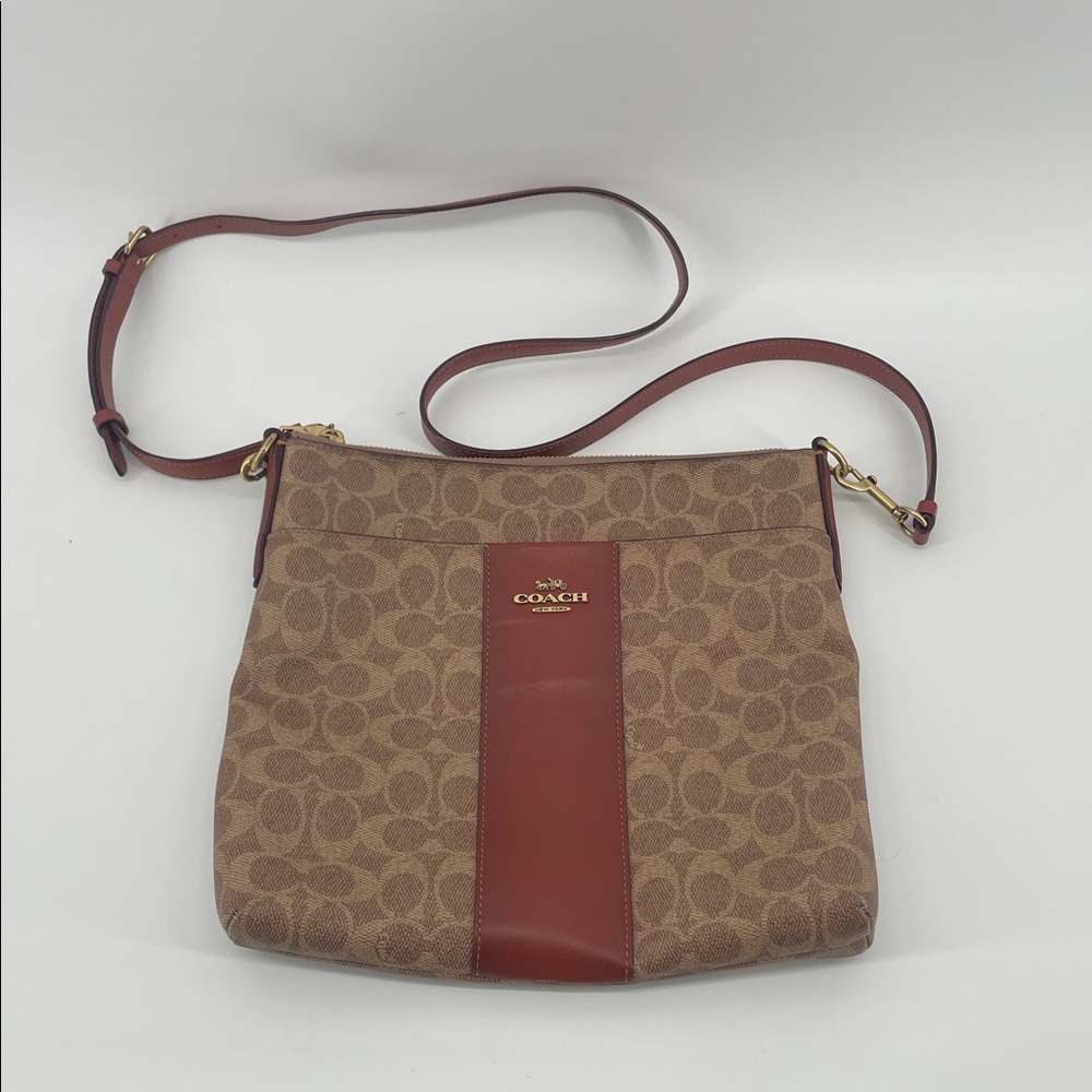 Coach Kit Messenger Crossbody Bag in Signature Print 39409 D1